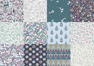 EIN WOODLAND WEIHNACHTEN BAUMWOLLSTOFFSORTIMENT von Liberty Of London * Steppen * Cr... - Bild 1 von 11