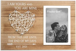 Gift for 2Nd Wedding Anniversary Married 2021 - Couple'S Picture Frame for Husba - Picture 1 of 6