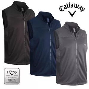 Callaway High Gauge Fleece Full Zip Sleeveless Golf Gilet - NEW! 2024 - Picture 1 of 8