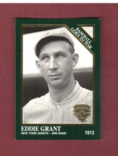 #1323 EDDIE GRANT, Giants ~ 1995 Megacards/Conlon Collection BASEBALL..WAR
