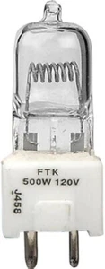 Impact FTK 500w 120v Halogen Lamp set of 2 - Picture 1 of 5