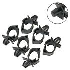 10X Black Car Wire Harness Fasteners For Fixed Clips Automatic Route Clamp Cable