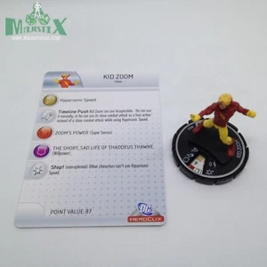 Heroclix Brave and the Bold set Kid Zoom #043 ¡Figura rara con tarjeta! - Imagen 1 de 1
