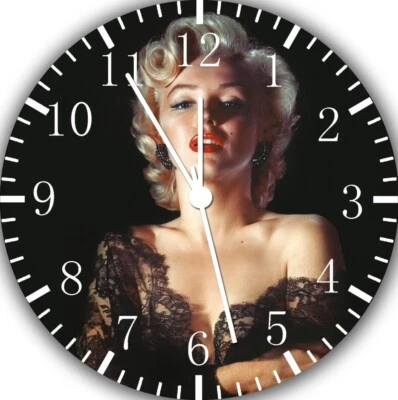 Marilyn Monroe Wall Clock F02 Personalized option with adding name