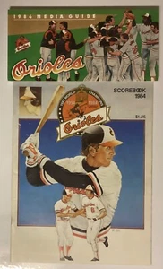 1984 Baltimore Orioles Media Guide & Scorebook (WS Champs & Ripken Covers) - Picture 1 of 12