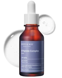 Mary & May 6 Peptide Complex Serum - Korean Skincare, 1.01oz. - Picture 1 of 7