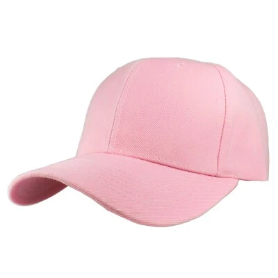 Plain Blank Solid Adjustable Baseball Cap Hats (ship in BOX!)  - Image 1 of 2
