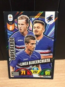 CARD CALCIATORI SERIE A 2018-19 ADRENALYN 440 LINEA BLUCERCHIATA SUPEREROI - Imagen 1 de 1
