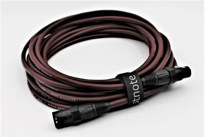 Cable de micrófono XLR de 7' ~ EA Forte 7 pies (pies) enchufes dorados o de níquel ~ BOLSA GRATIS Foto 1 de 4