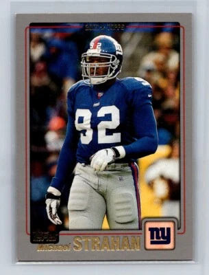 2001 Topps #112 Michael Strahan New York Giants - Image 1 of 2