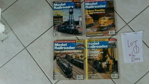 MODEL RAILROADER Magazine Lot of 4 revue Year 2000-free shipping international! - Picture 1 of 1