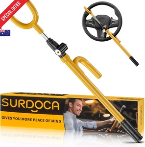Upgraded Car Steering Wheel Lock, Anti-Theft, Universal for SUV, Van, Easy Insta - Picture 1 of 12