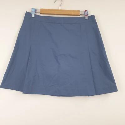 COS Skirt Womens Medium 12-14 Blue Shell Panel A Line Mini Pleated Minimalist - Image 1 of 4