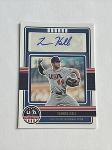 Tanner Hall 2023 Panini Stars & Stripes Collegiate National Team AUTO #CNTS-TH