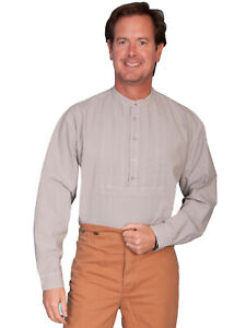 Scully Rangewear Men's 100% Cotton L/S Big Townfolk Western Shirt 3X-4X RW218X