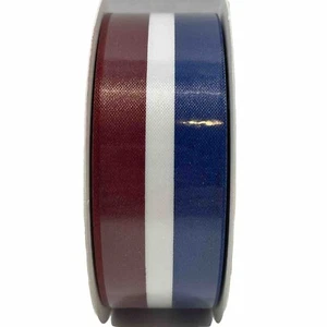 (55 Rolls)Patriotic 50Yd 1 1/2" Wide USA Red/White/Blue Berwick Poly Ribbon - Picture 1 of 2