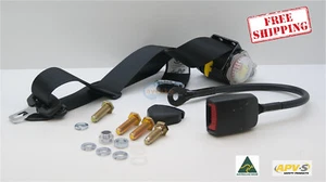 Front Seat Belt Kit to Suit Toyota Landcruiser 1980-84 FJ60 5 Door Station Wagon - Picture 1 of 7