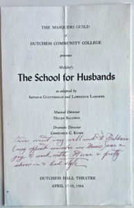 Poughkeepsie NY DUTCHESS COMMUNITY COLLEGE Schule für Ehemänner Programm 5F - Bild 1 von 4