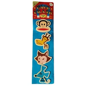 Paul Frank Julius the Monkey & Friends 2003 Character Magnet Set Sealed - Picture 1 of 7