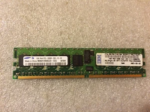 Memoria DDR2 ECC Samsung M393T2950CZ3-CCC 1GB PC2-3200 400MHz CL3 240-Pin ECC - Foto 1 di 1