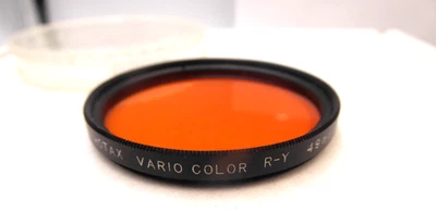 Photax Vario Colour R-Y 49mm Filter  EXCELLENT UNMARKE CONDITION RED YELLOW - Image 1 of 4