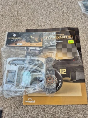 1/8 DEAGOSTINI Costruire Il 1985 Lotus Renault 97T Ayrton Senna F1 Car Numero # - Immagine 1 di 3