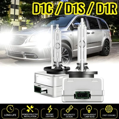 Front HID Xenon Headlight Bulb for Buick Enclave 2008-2012 High Low 6000K Qty 2 - Image 1 of 4