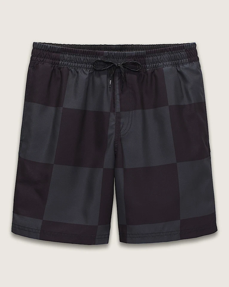 Brand New Vans Kids Primary Checkerboard Shorts Black/Asphalt M(10-12) - Image 1 of 1