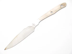 Vtg Tak Fukuta Seki Japan AUS8A Caper Hunting Fixed Knife Making Blade Blank - Picture 1 of 7