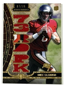 2013 TOPPS TRIPLE THREADS MIKE GLENNON ROOKIE CARD RC JERSEY PATCH /36 - Picture 1 of 2