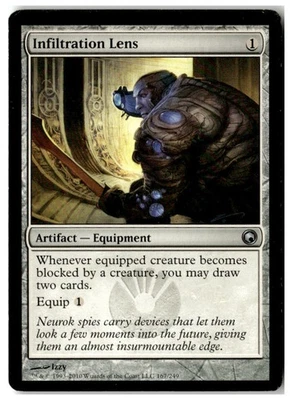 MTG Infiltration Lens - Scars of Mirrodin  Heavily Played English - Image 1 of 2