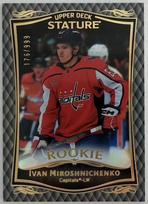 Ivan Miroshnichenko 2023-24 Upper Deck Stature Rookie #33 /999 Washington (RC) - Image 1 of 2