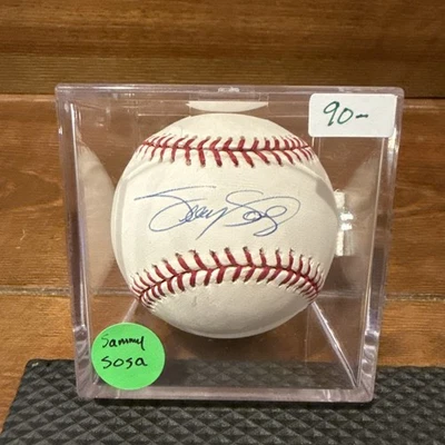 Béisbol autografiado auténtico Sammy Sosa Foto 1 de 4