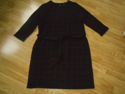 Damen  Kleid Etuikleid kariert  Gr. M C&A 3/4 Ärmeln - Bild 1 von 3