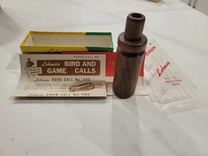 Vintage Lohman No. 111 Wooden Predator Call In Box W/ Paperwork. Excellent! - Picture 1 of 5