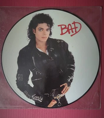 Michael Jackson BAD - 12" LP Vinyl Picture, original von 1987 - Bild 1 von 2