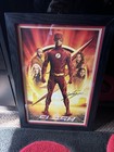 CW The Flash Season 3 Grant Gustin Signed 11x17 Inch Mini Poster Framed Matted