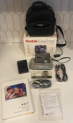 Kodak EasyShare DX7630 6.1MP Digital Camera Bundle W/ Leather Case See Video ▶️ - Image 1 of 4