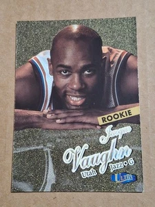 Tarjeta de novato 1997-98 Jacque Vaughn Fleer Gold Medallion NBA radiocontrol #148G Kansas Jazz - Imagen 1 de 3