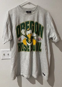 Vintage 90’s Rose Bowl Oregon Ducks Donald Duck Disney shirt XL USA - Picture 1 of 21