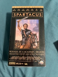 Spartacus VHS Letterboxed Edition 1991 2 Cassette Set New Sealed - Bild 1 von 6