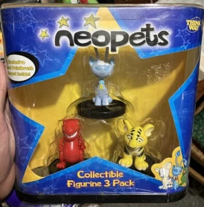 2003 NEOPETS Collectible Figurine 3 Pack Exclusive Cloud Paintbrush - NEW Sealed - Picture 1 of 5