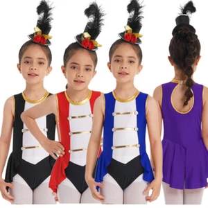 Niños Niñas Leotardos Botones Vestido Unitardo Mono Fiesta Uniforme Show Disfraz - Imagen 1 de 57