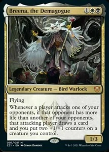 MTG "THICK" Commander 2021 - Breena, the Demagogue FOIL - NM/M - Picture 1 of 1
