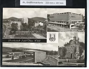 (m215n) Großformat-Ak, Suhl, 4 Ansichten. 205 x 145 mm, gut erh. - Bild 1 von 2
