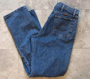 Rustler Denim Jeans Men's 33x32 Regular Fit Straight Leg Blue Denim 87621 9SW - Picture 1 of 12