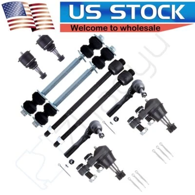 10pcs Front Suspension Kit For GMC Sierra 1500 Chevrolet Silverado 1500 Classic - Image 1 of 4