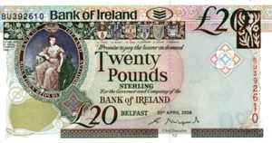 Northern Ireland 20 Pounds 2008 UNC Banknote P-80 Prefix BU Paper Money - Picture 1 of 2