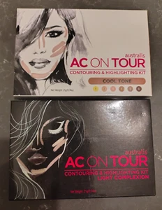Australis On Tour Cream Contouring & Highlighting Palettes X 2 Light / Cool BNIB - Picture 1 of 6