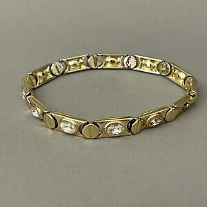 Gold-tone Rhinestone Fashion Bracelet NWOT 